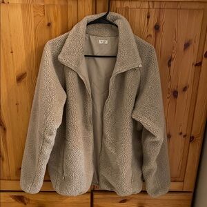 Source Unknown Cozy Cream Teddy Jacket